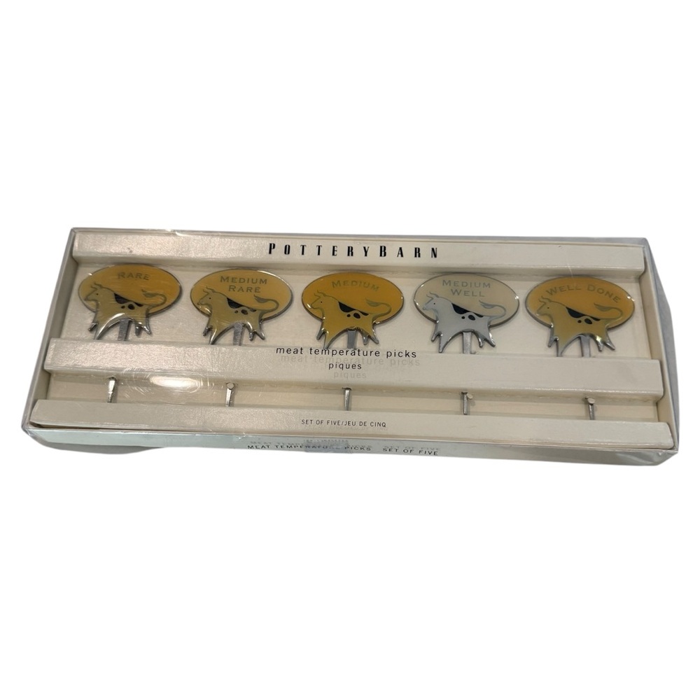 Pottery Barn Meat Temperature Picks Grilling Outdoors
